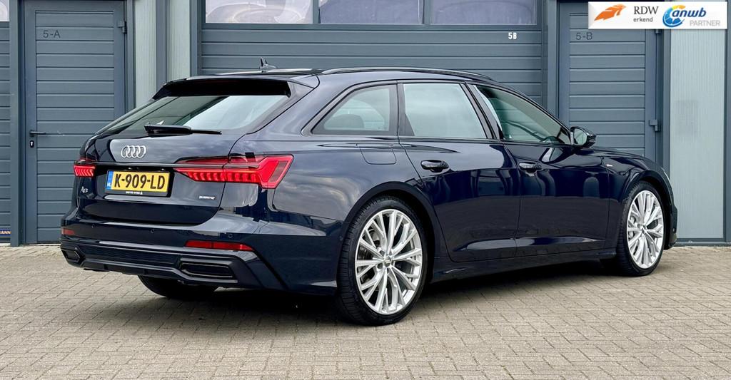 Audi A6 Avant 55 TDI 350pk 6 Cil. quattro| S LINE | NIEUWE M, Auto's, Audi, Automaat, Gebruikt, Blauw, Diesel