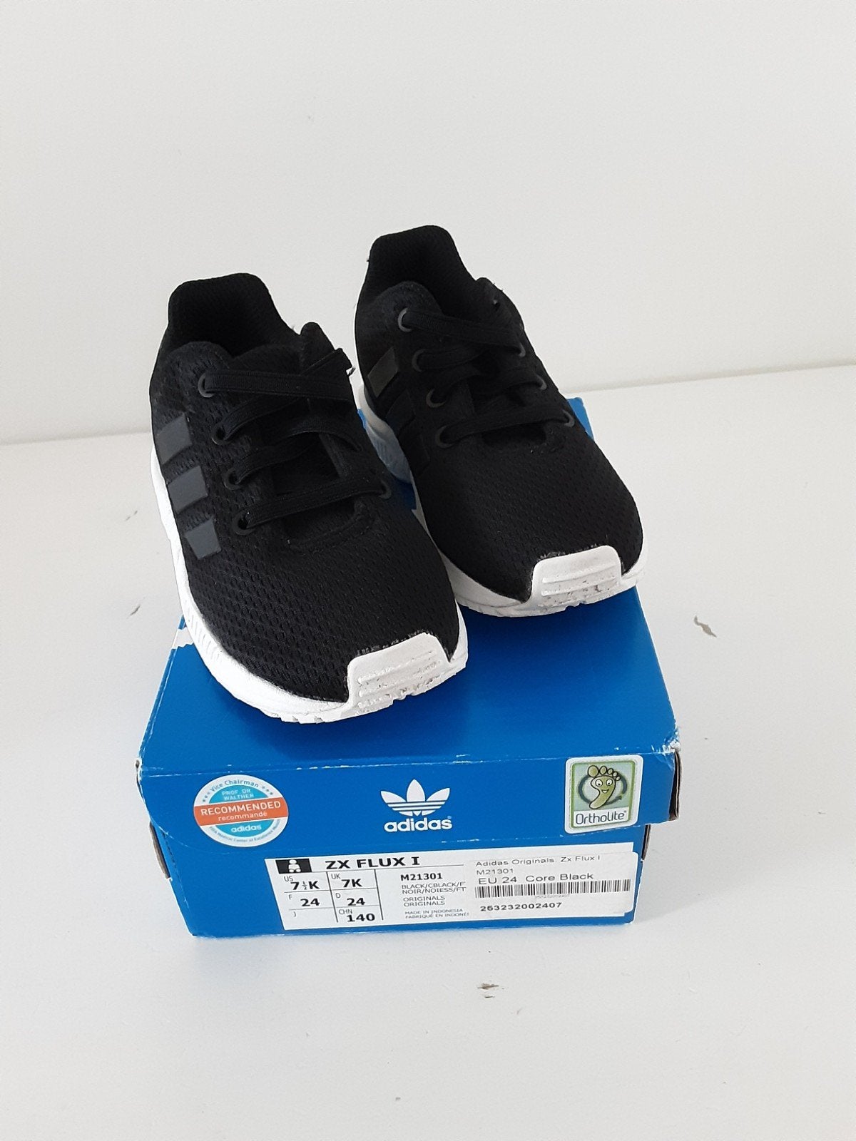 Adidas zx flux maat 24 zwart wit, Ophalen of Verzenden, Nieuw