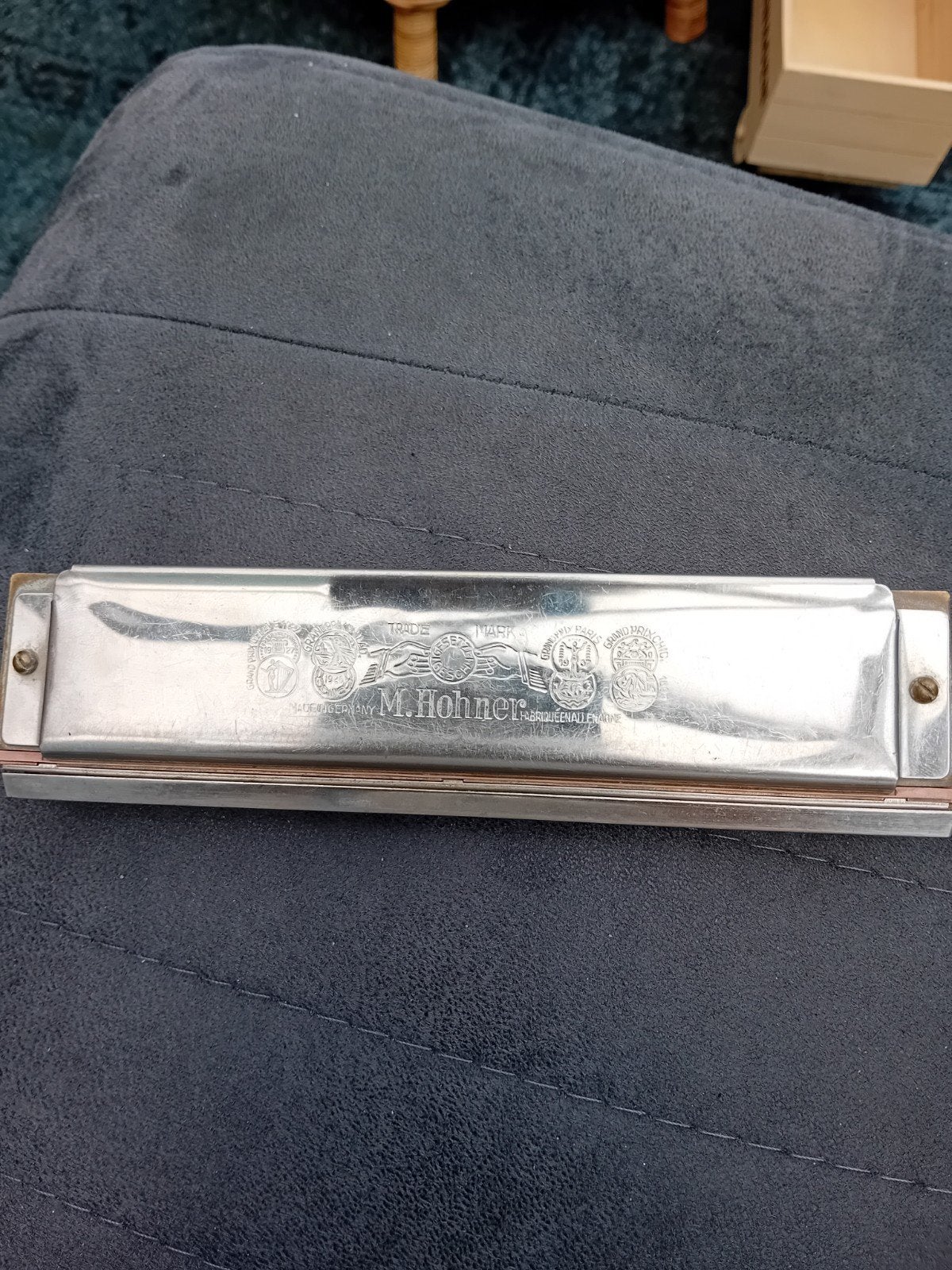 chromonika M. Hohner mondharmonica  111 - Gebruikt, Ophalen of Verzenden, Gebruikt, Diatonisch, Overige typen