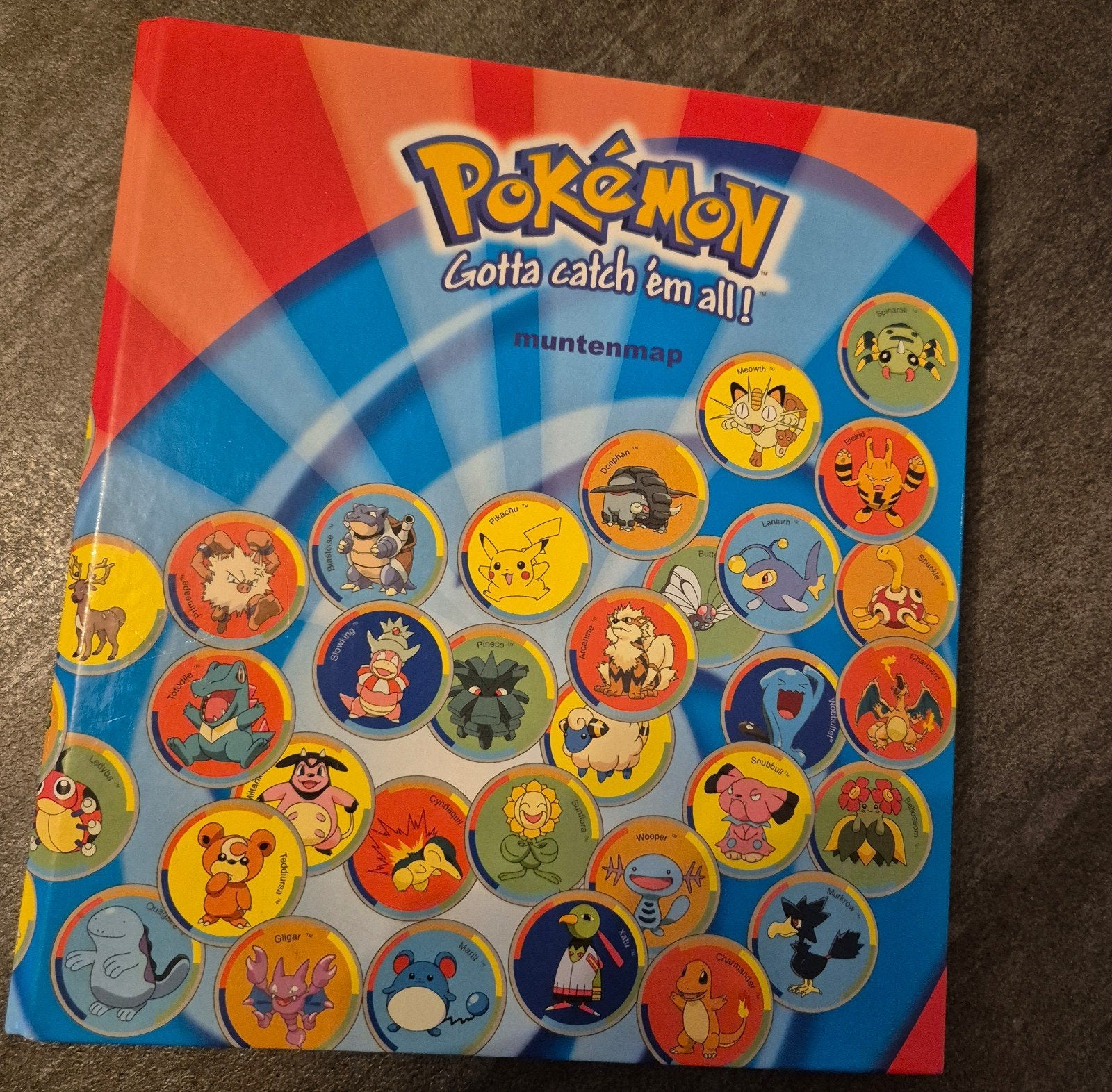 Pokemon muntenmap 2001, Ophalen of Verzenden, Overige typen