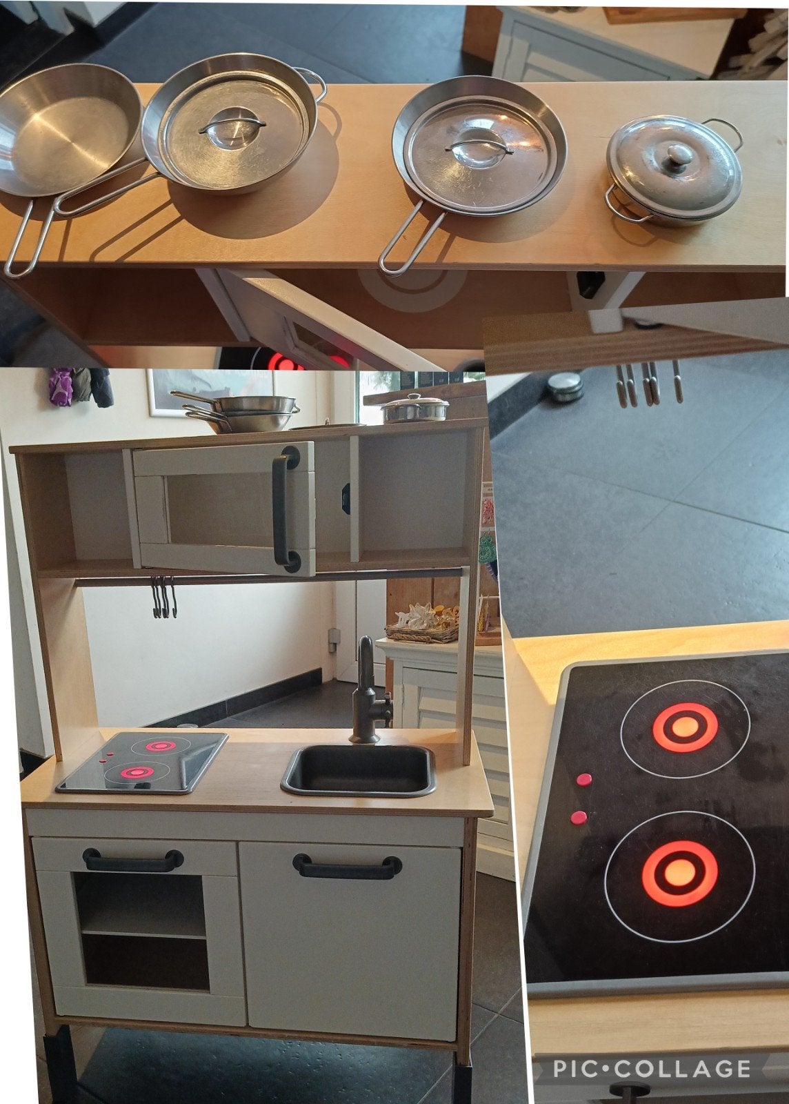 Ikea Speelkeukentje met accessoires, Kinderen en Baby's, Ophalen of Verzenden, Gebruikt, Hout, Speelkeuken