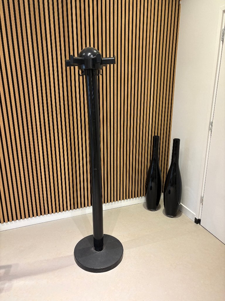 Originele Vintage Kartell Kapstok - Zwart (70s Space Age), Gebruikt, Minder dan 100 cm, Metaal, Ophalen
