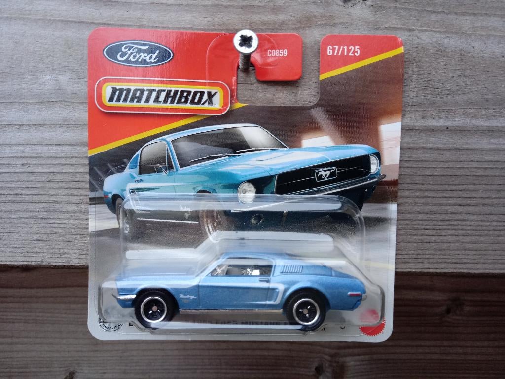 Ford Mustang Fastback '68 Matchbox, Ophalen, Nieuw, Auto