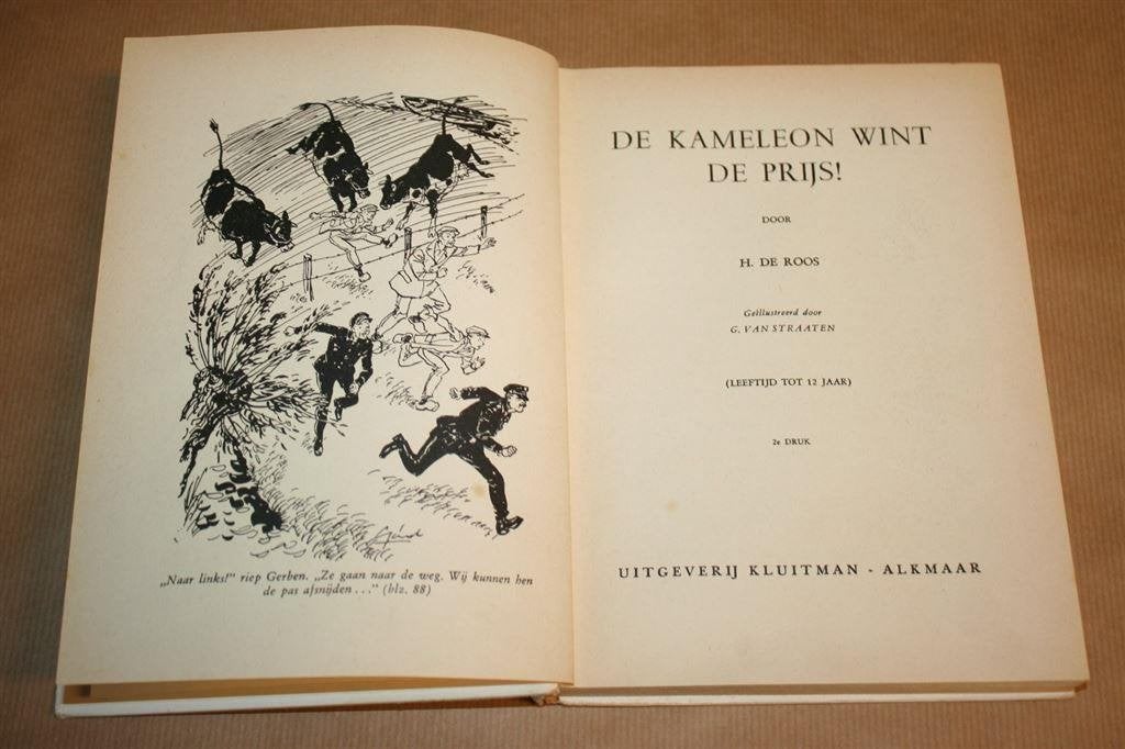 De Kameleon wint de prijs! 2e druk, ca. 1960, Ophalen of Verzenden, Gelezen