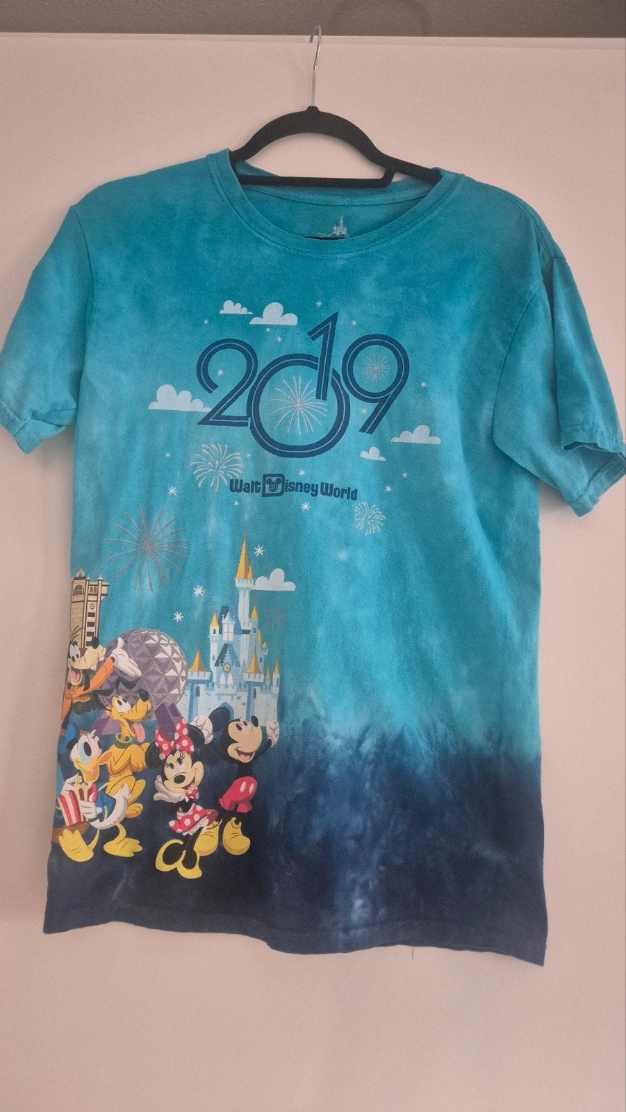 Disney World T-shirt Maat S, Blauw, Ophalen of Verzenden, Zo goed als nieuw, Korte mouw