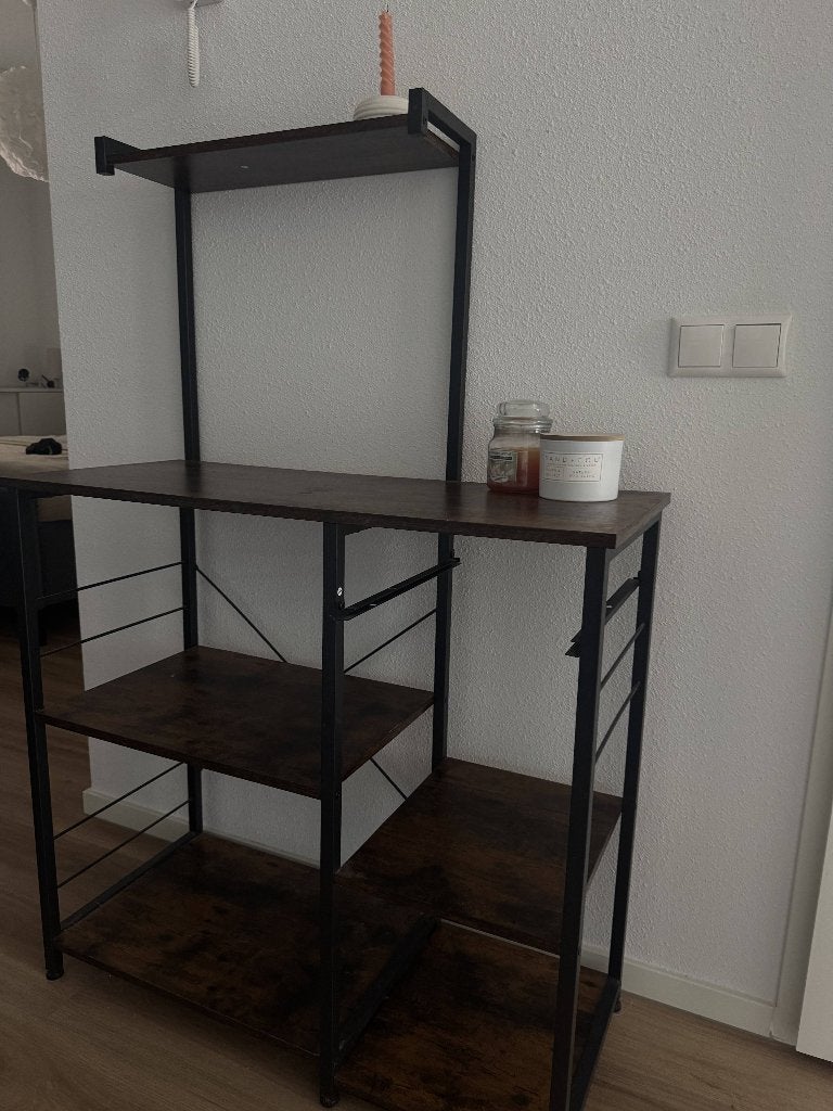 Industriële kast / rek met planken, Ophalen, Met plank(en), Overige materialen, 50 tot 100 cm