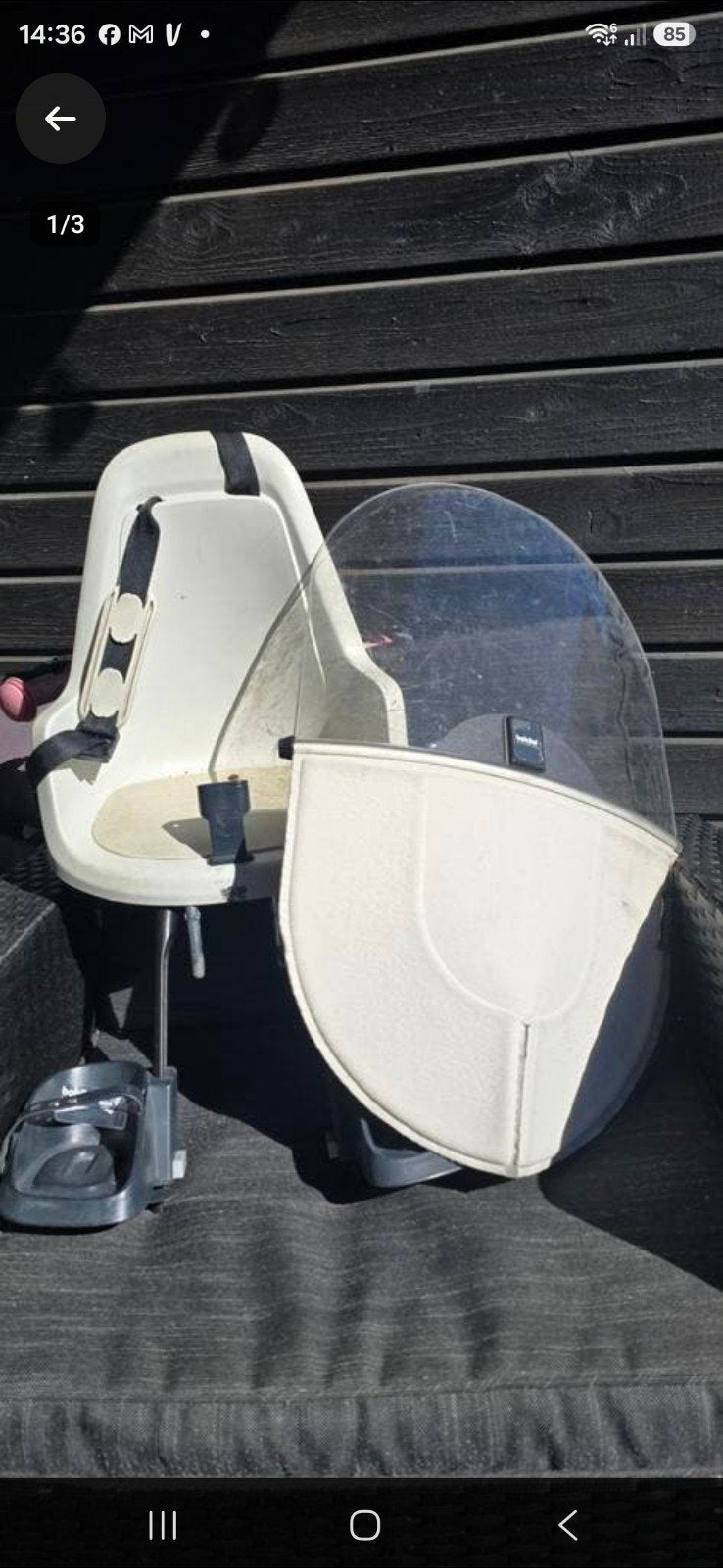 Bobike mini zitje voorop, Ophalen