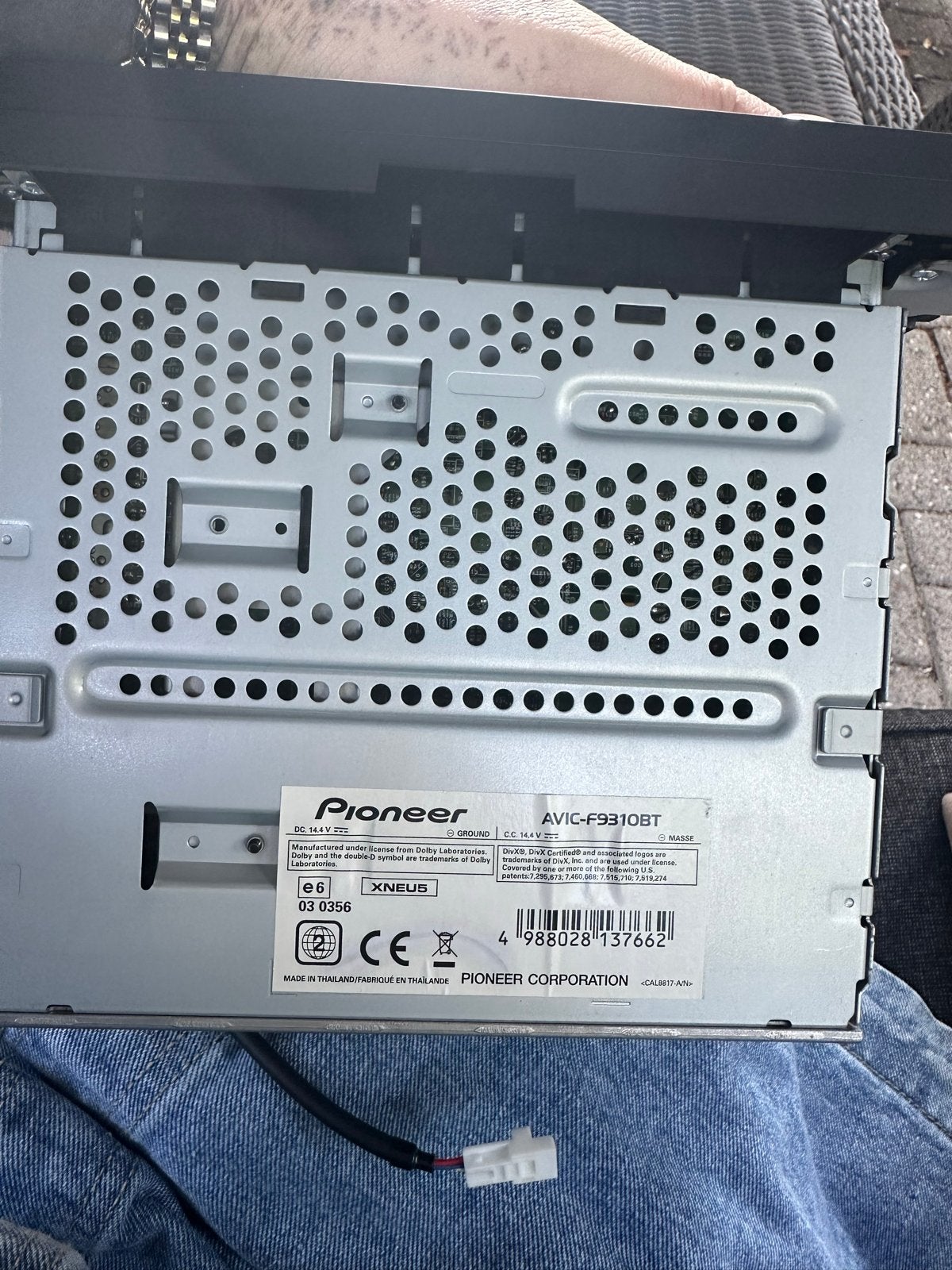 Pioneer AVIC-F9310BT Autoradio, Ophalen, Gebruikt