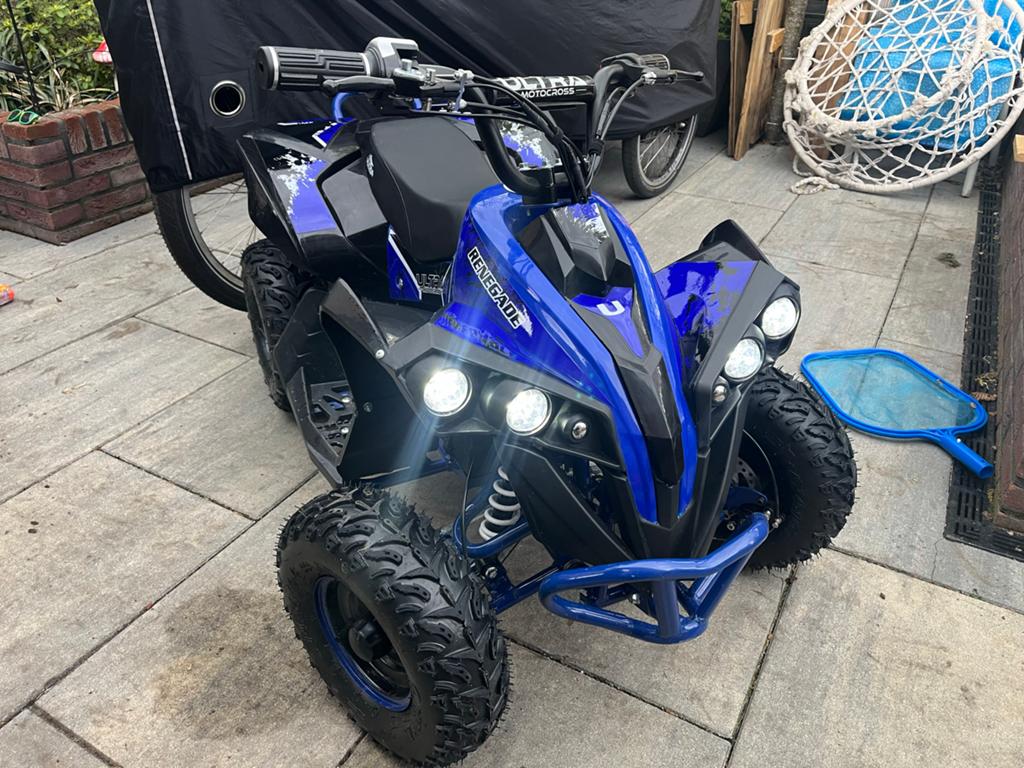 Elektrische Quad - Blauw - Perfect voor Kinderen, 11 kW of minder