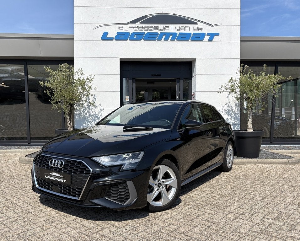 Audi A3 Sportback A3 30 1.0 TFSI Sportback S line Digitaal D, Dealer onderhouden, Stof, Gebruikt, Zwart