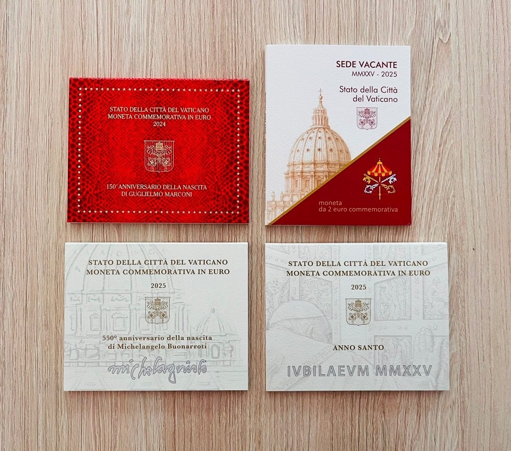 Herdenkingsmunten Vaticaan 2024/2025, Ophalen of Verzenden, Vaticaanstad, 2 euro