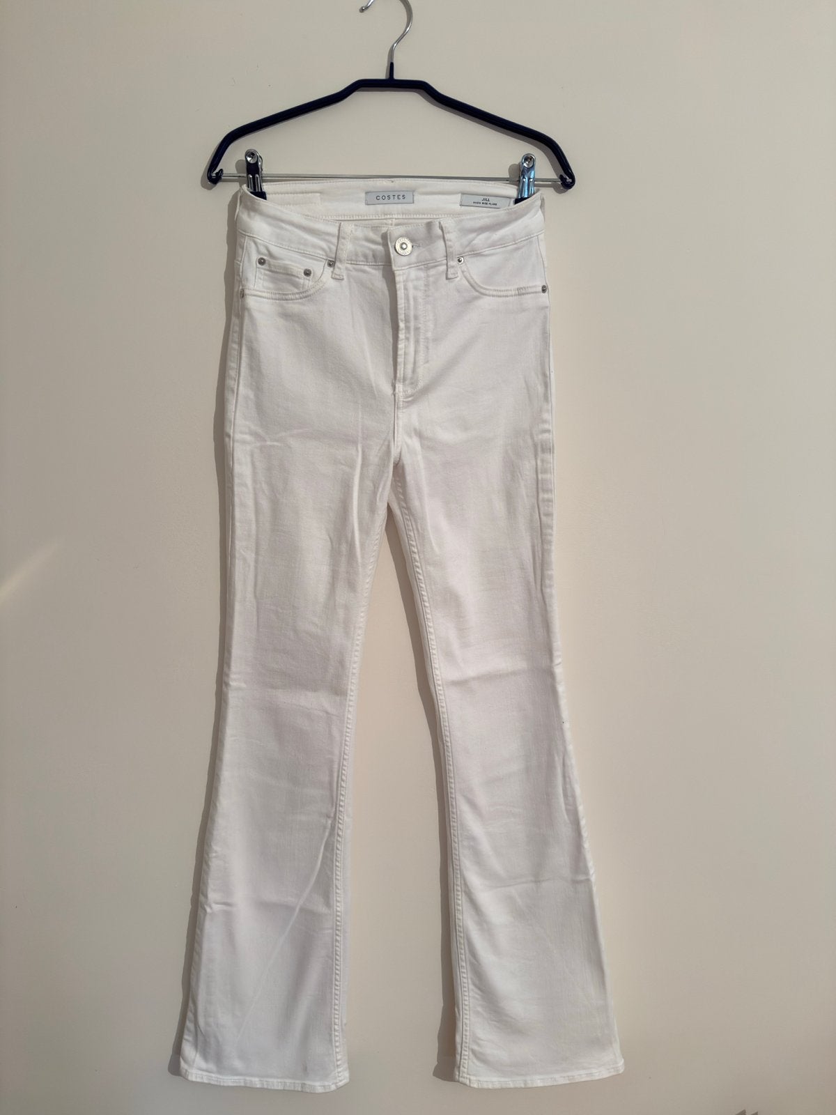 Costes witte flared jeans - Zo goed als nieuw, Verzenden, Zo goed als nieuw, Wit, W28 - W29 (confectie 36)