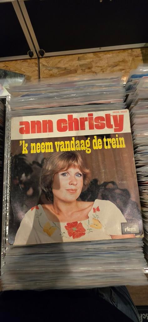 Ann Christy - 'k Neem Vandaag De Trein (Single), Ophalen, Gebruikt, Originele persing, 7 inch