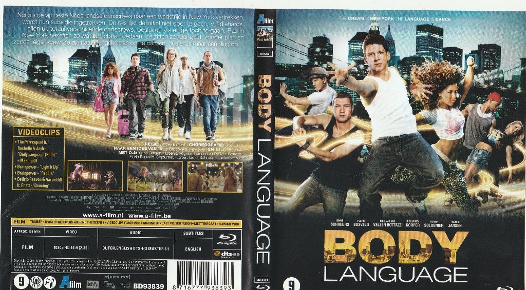 Body language blu ray ( ned. Ondert. ), Engels, Nederlands, Vanaf 9 jaar, Ophalen of Verzenden