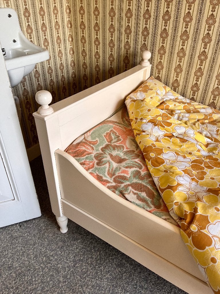 vintage wit bed, Ophalen