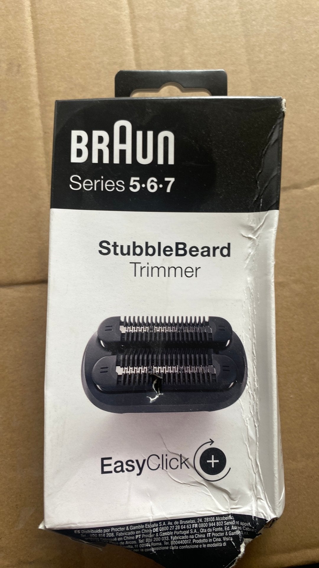 Braun stubblebeard trimmer (3 stuks), Overige typen, Ophalen of Verzenden, A, A
