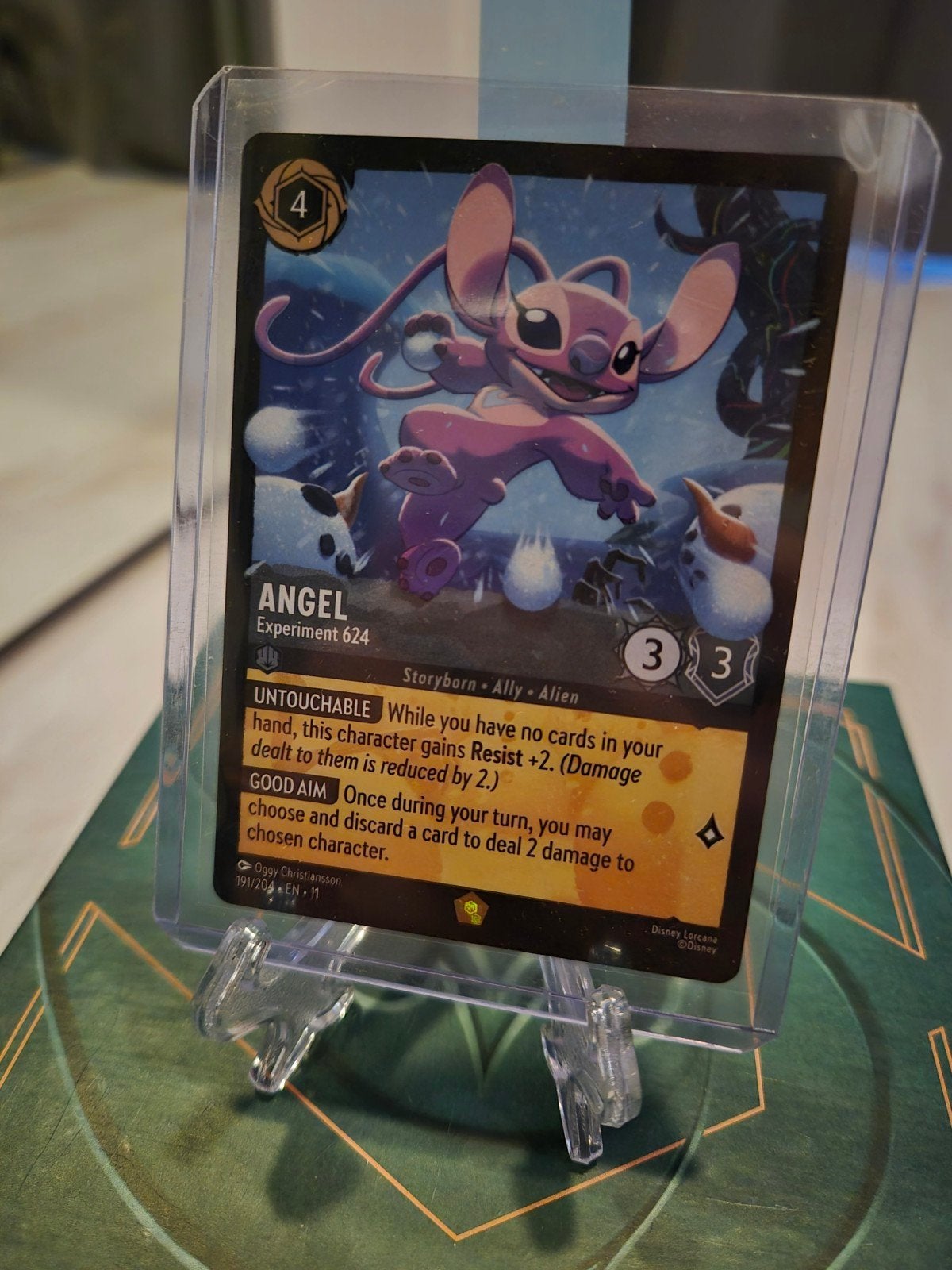 Lorcana Angel, Ophalen of Verzenden, Zo goed als nieuw, Foil