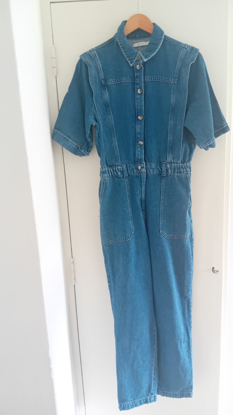 Sissy Boy jeans jumpsuit denim blauw S, Kleding | Dames, Jumpsuits, Blauw, Sissy-Boy, Ophalen of Verzenden, Zo goed als nieuw