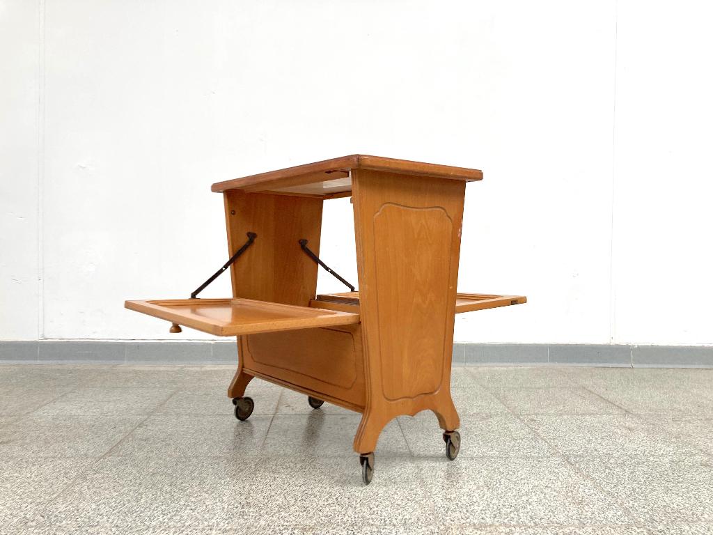 Mid-century vintage barkastje/trolley/bijzettafel 1950's, Ophalen, Gebruikt