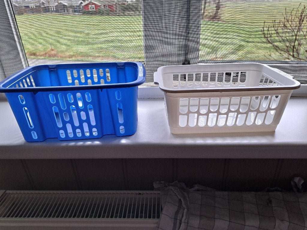 2 nieuwe mandjes, Huis en Inrichting, Ophalen of Verzenden, Nieuw, Rond, Riet