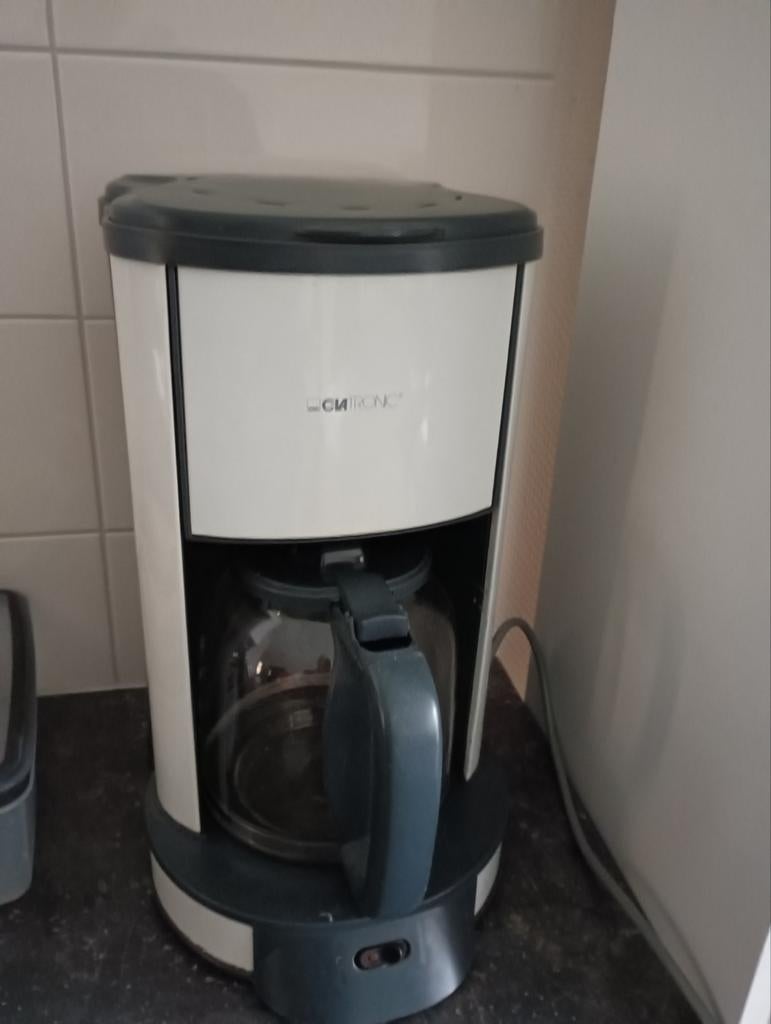Koffiezetapparaat Clatronic, Witgoed en Apparatuur, Koffiezetapparaten, Ophalen, Gebruikt, Koffiemachine, Gemalen koffie