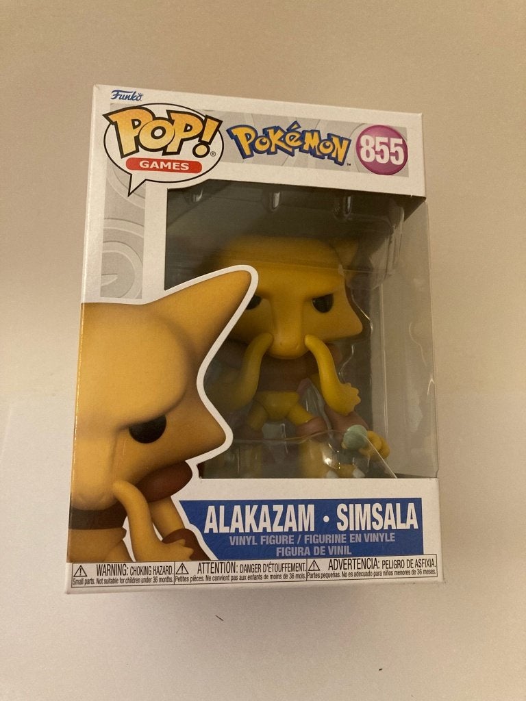 Nieuwe Funko Pop Pokemon Alakazam #855, Ophalen of Verzenden, Nieuw