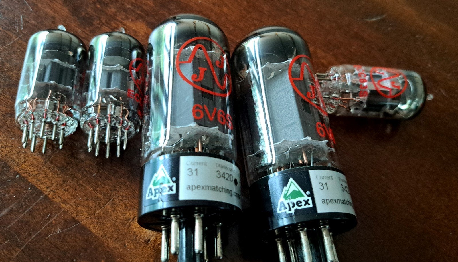 JJ 6V6S , ECC83s buizen set, Muziek en Instrumenten, Ophalen of Verzenden, Zo goed als nieuw, Gitaar, Minder dan 50 watt