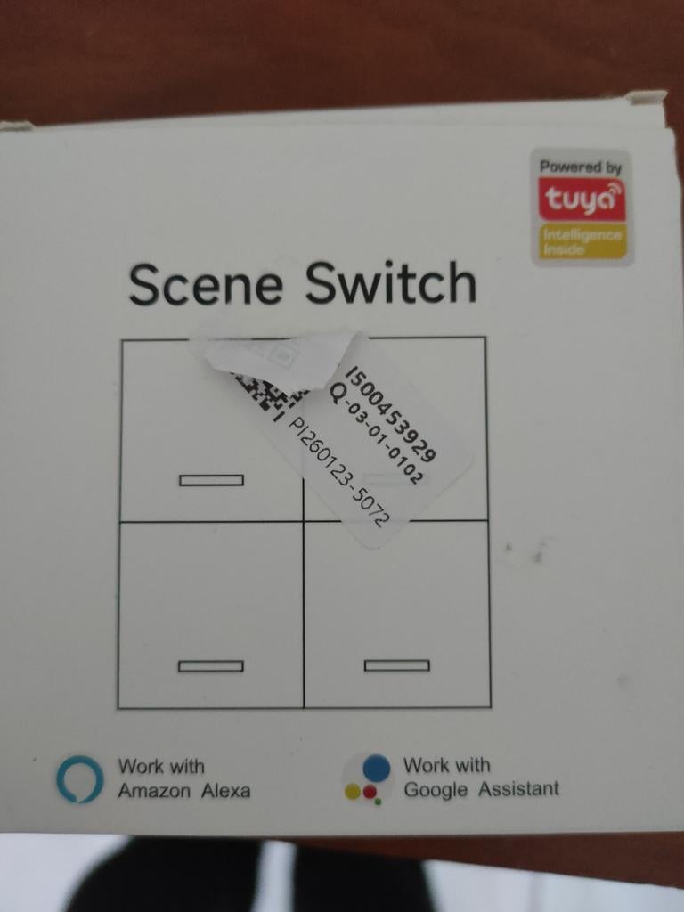 Scene Switch Tuya, Ophalen