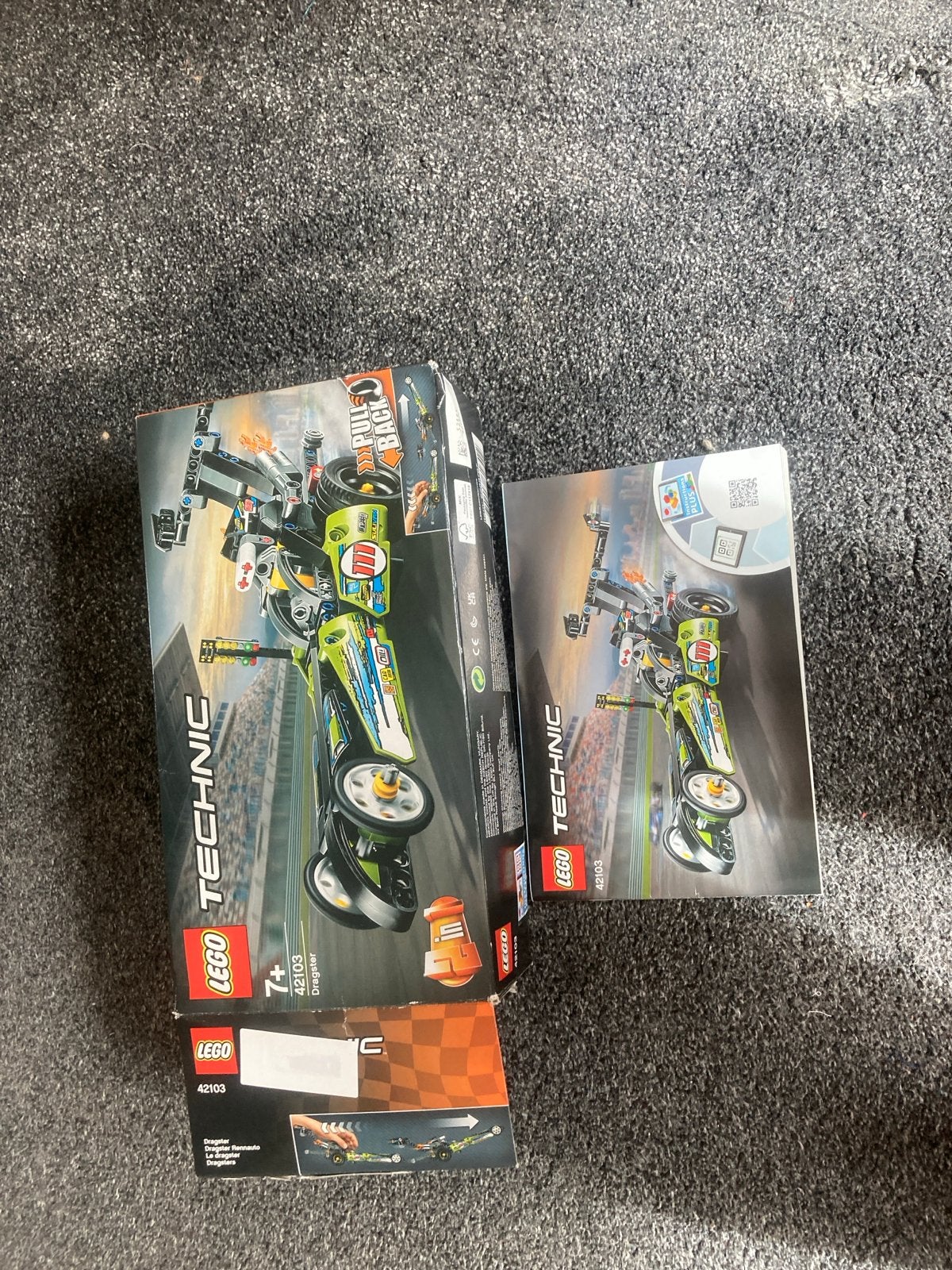 Lego Technic Dragster 42103, Ophalen of Verzenden, Zo goed als nieuw, Overige merken