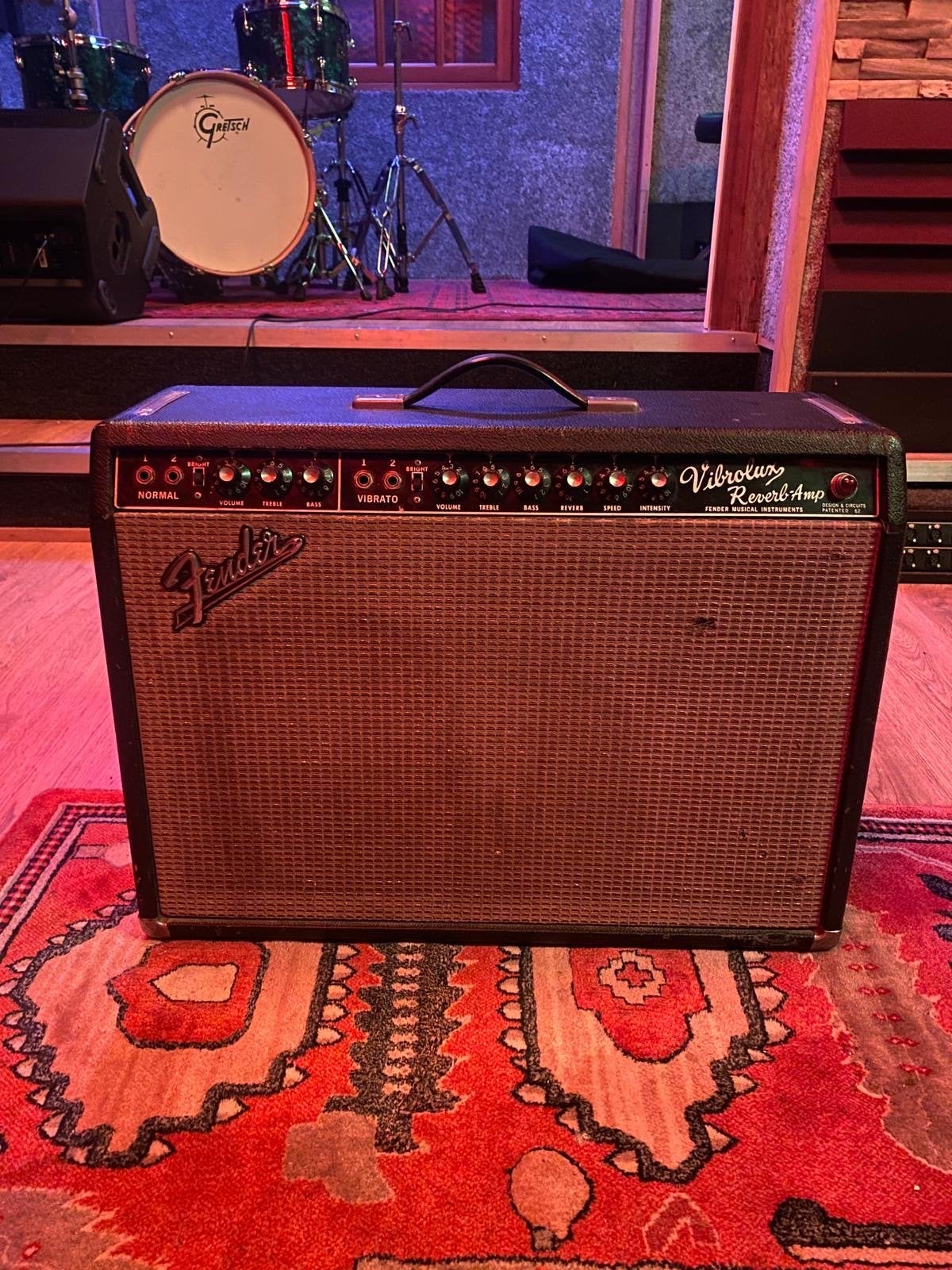 Fender 1966 Blackface Vibrolux Reverb, Ophalen of Verzenden, Gebruikt, Gitaar, Minder dan 50 watt