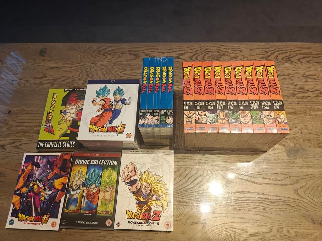 Dragonball Complete Collectie: 7 boxsets - Nieuw en Sealed, Tekenfilm, Boxset, Ophalen of Verzenden, Nieuw in verpakking
