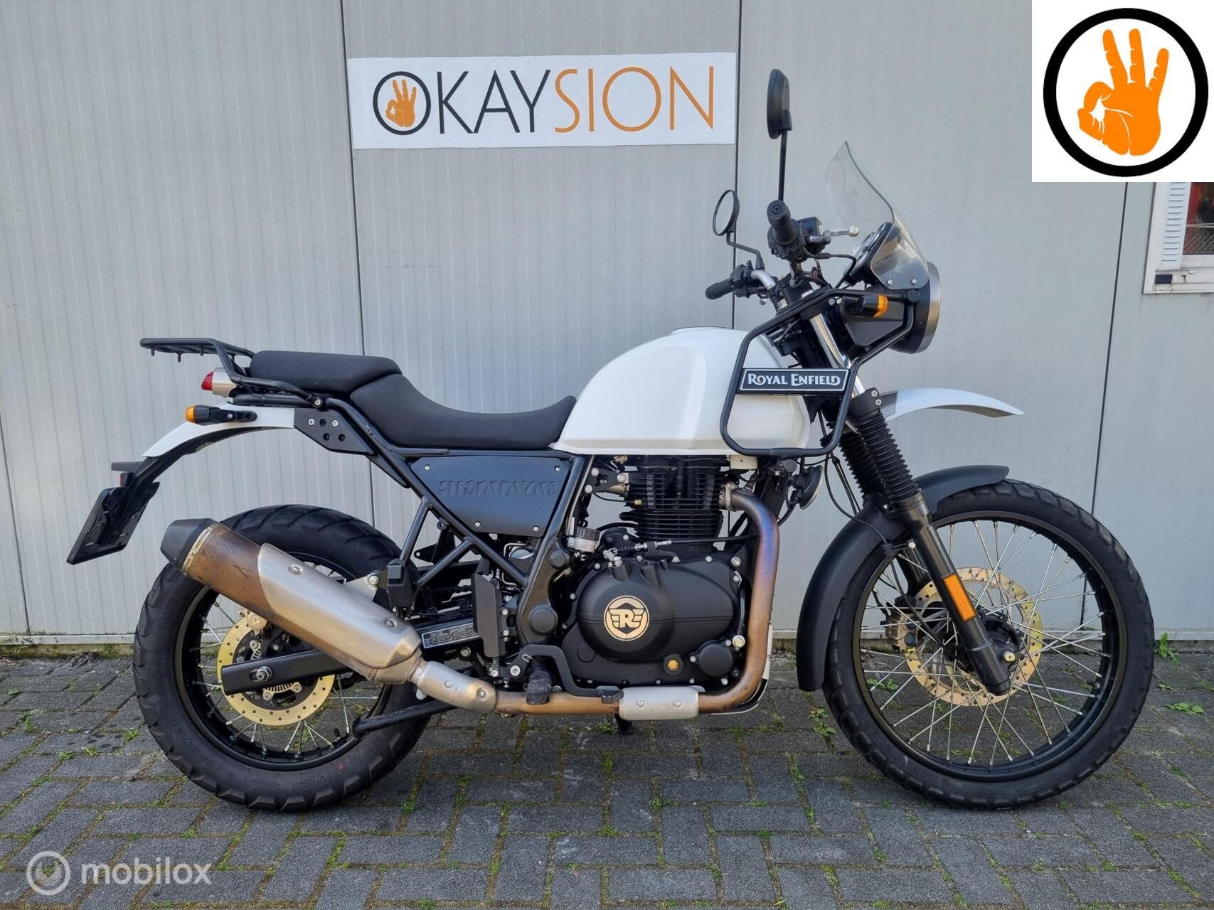 Leuke Royal Enfield Himalayan 410 (bj 2019), 411 cc, Bedrijf, Toermotor, ABS