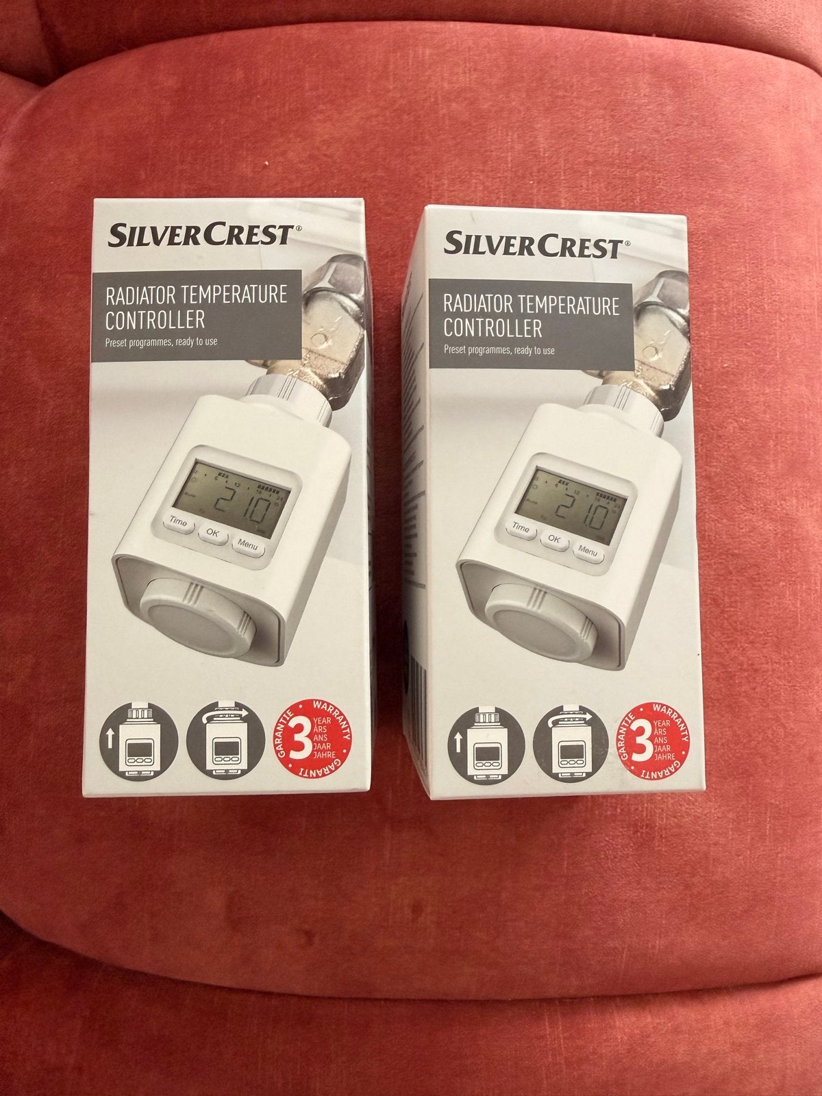 2x Silvercrest Radiator Temperatuur Regelaar Nieuw, Ophalen, Nieuw, Thermostaat