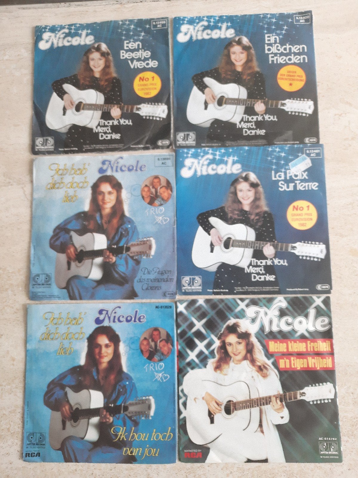 23x vinyl singels van Nicole, Ophalen of Verzenden, Zo goed als nieuw, Nederlandstalig