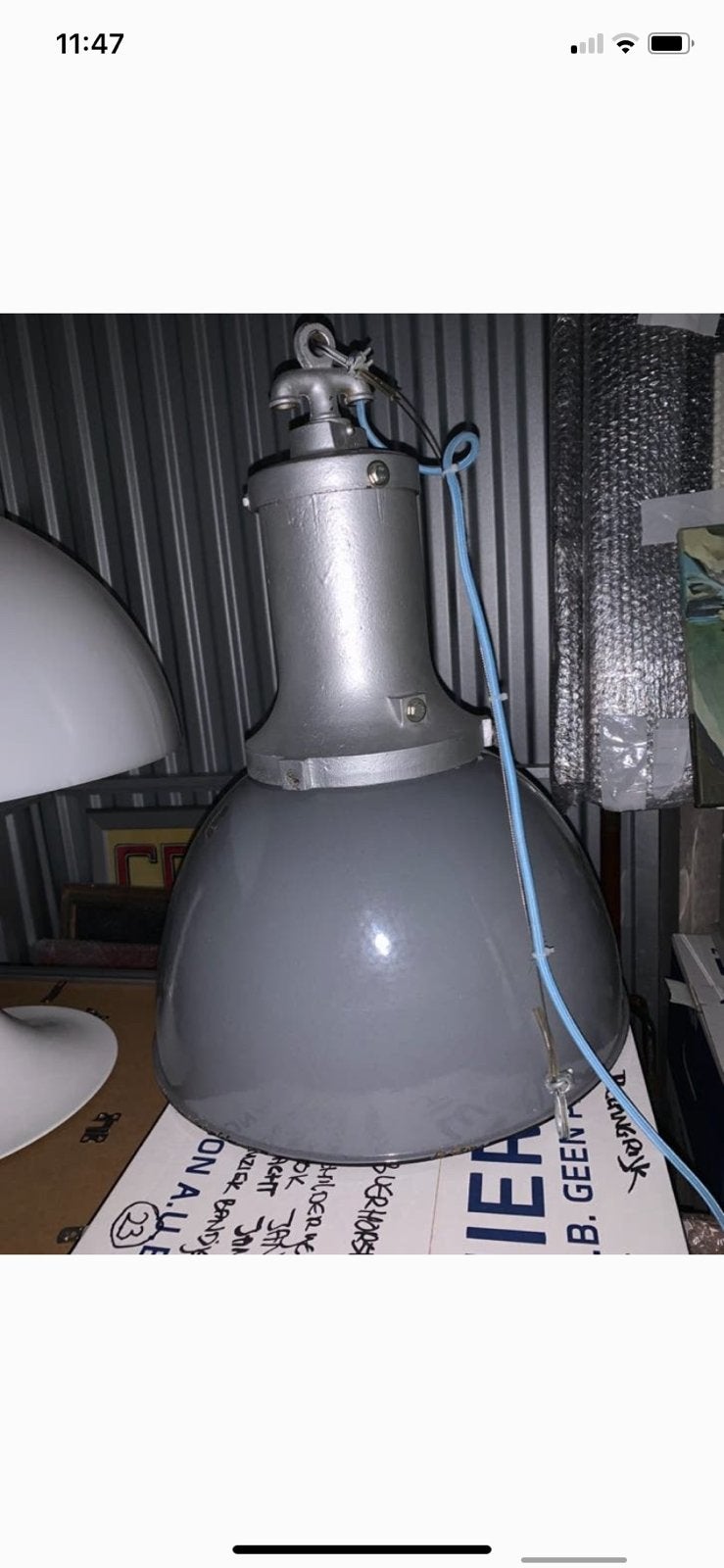 Industriele vintage lanpen, Ophalen, Zo goed als nieuw