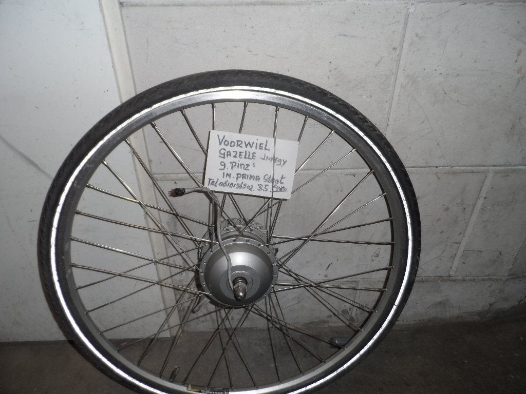 GAZELLE  INNERGY  VOOR WIELEN,,  5 EN  9  PINZ..COMPLEET, Gebruikt, Aluminium, Gazelle, Ophalen