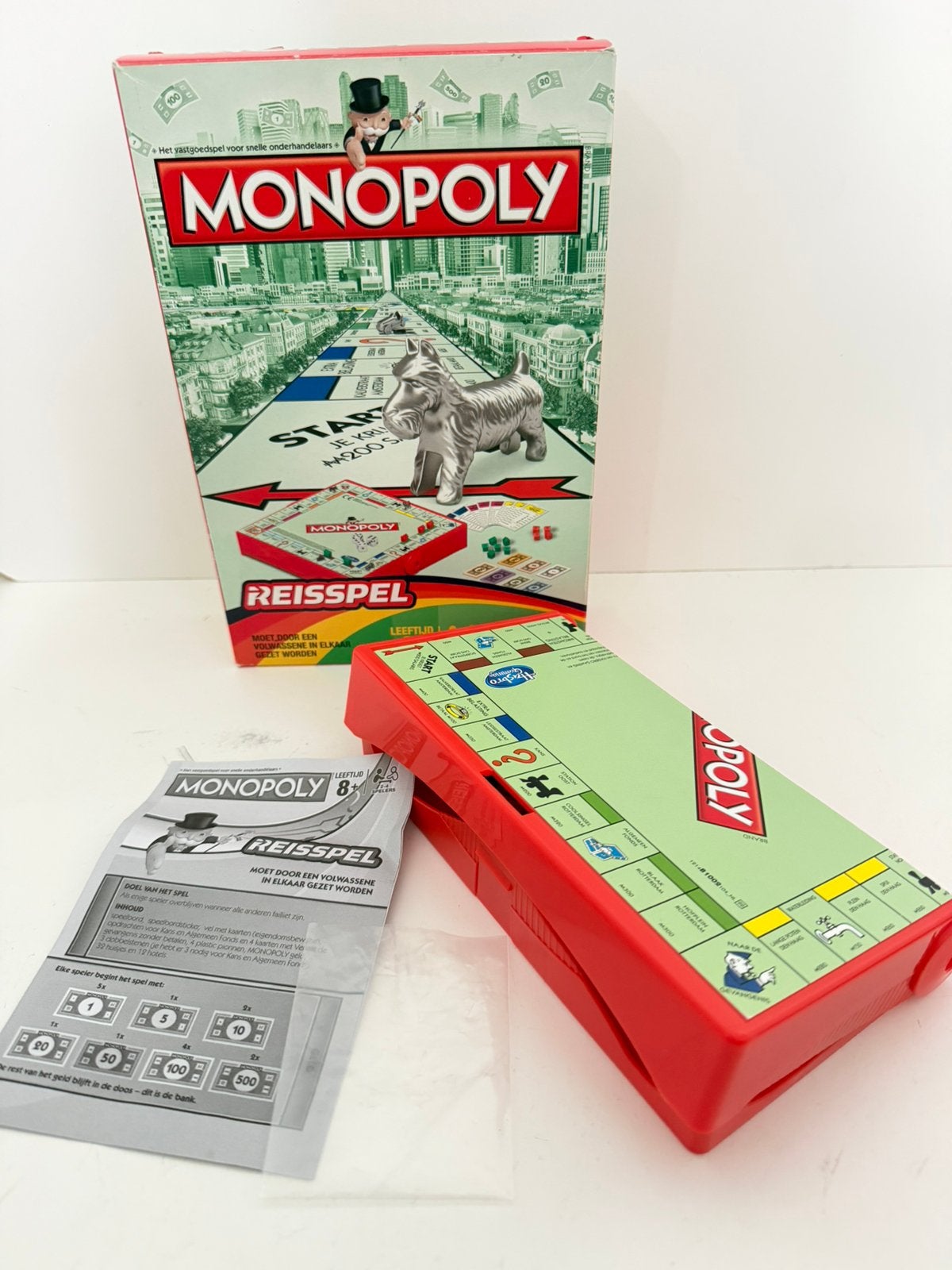 Monopoly reisspel - 2 tot 4 spelers - 8+, Een of twee spelers, Ophalen of Verzenden, Gebruikt, Reisspel