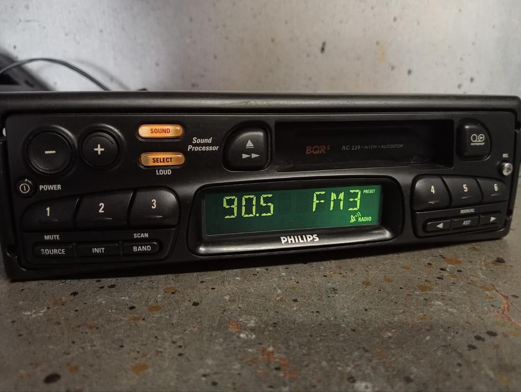 Philips Autoradio Cassette Mooi RC 239, Auto diversen, Ophalen of Verzenden
