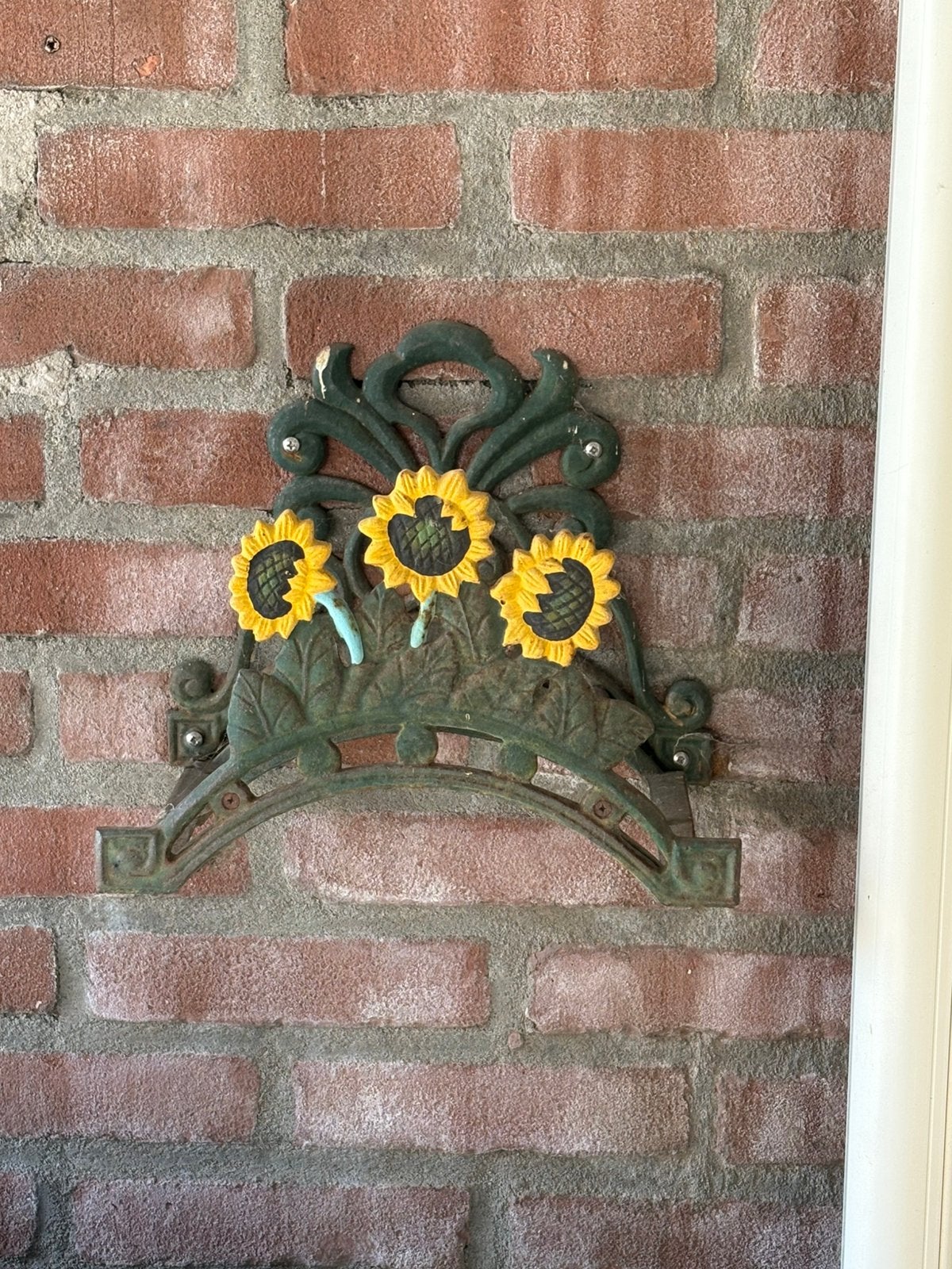 Mooie metalen tuinslang beugel, Ophalen of Verzenden, Zo goed als nieuw
