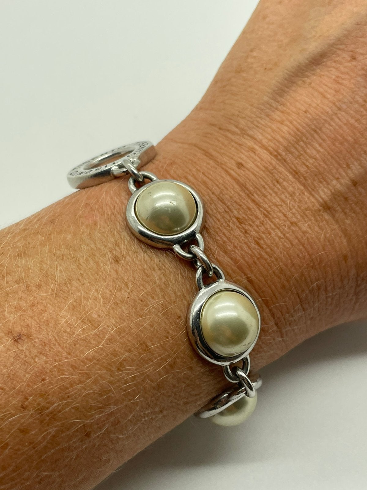 F179 Prachtige zilveren Ti Sento armband (deel van set), Ophalen of Verzenden, X, Zilver, Zilver