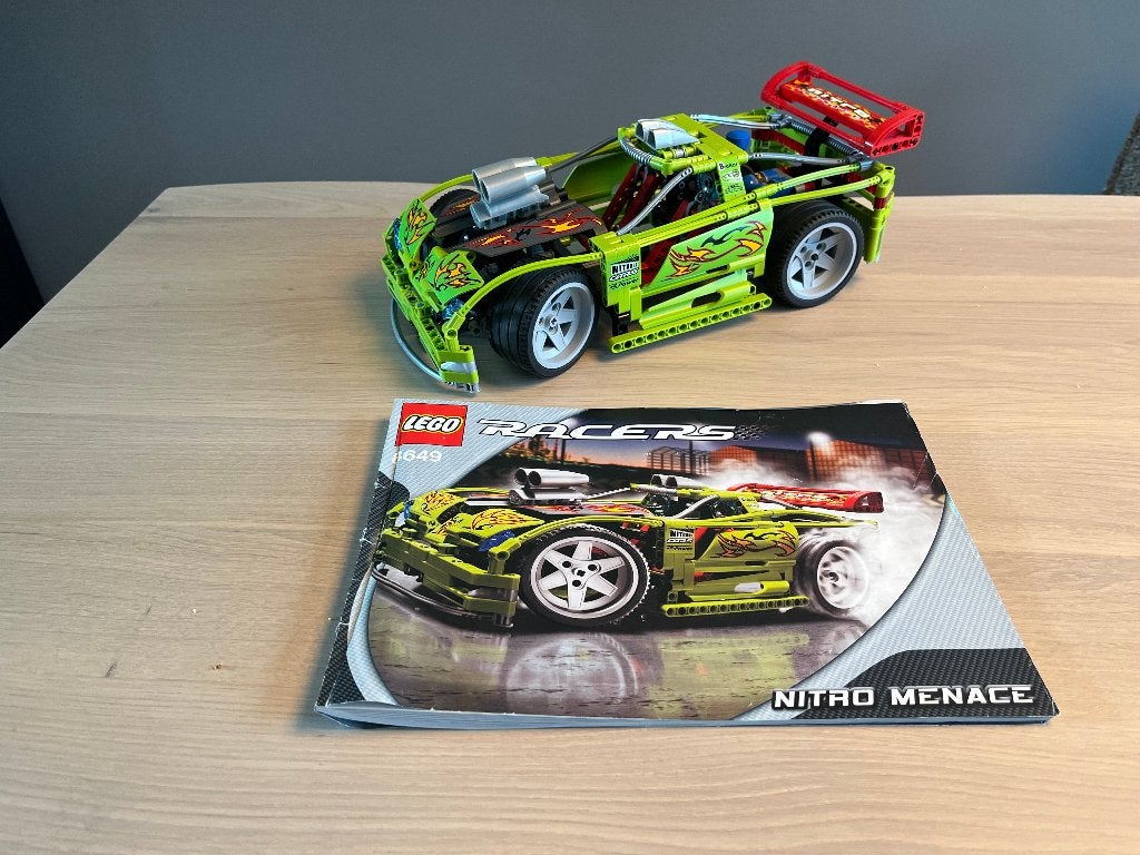 Lego Racers Nitro Menace - 8649, Lego, Ophalen of Verzenden, Zo goed als nieuw, Compleet