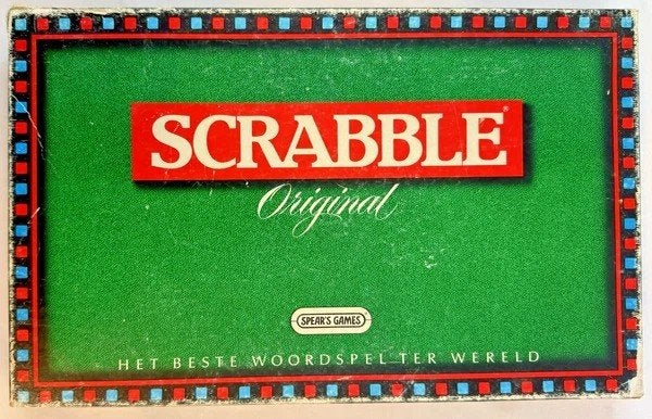 Jumbo Scrabble origineel woordspel bordspel compleet spel