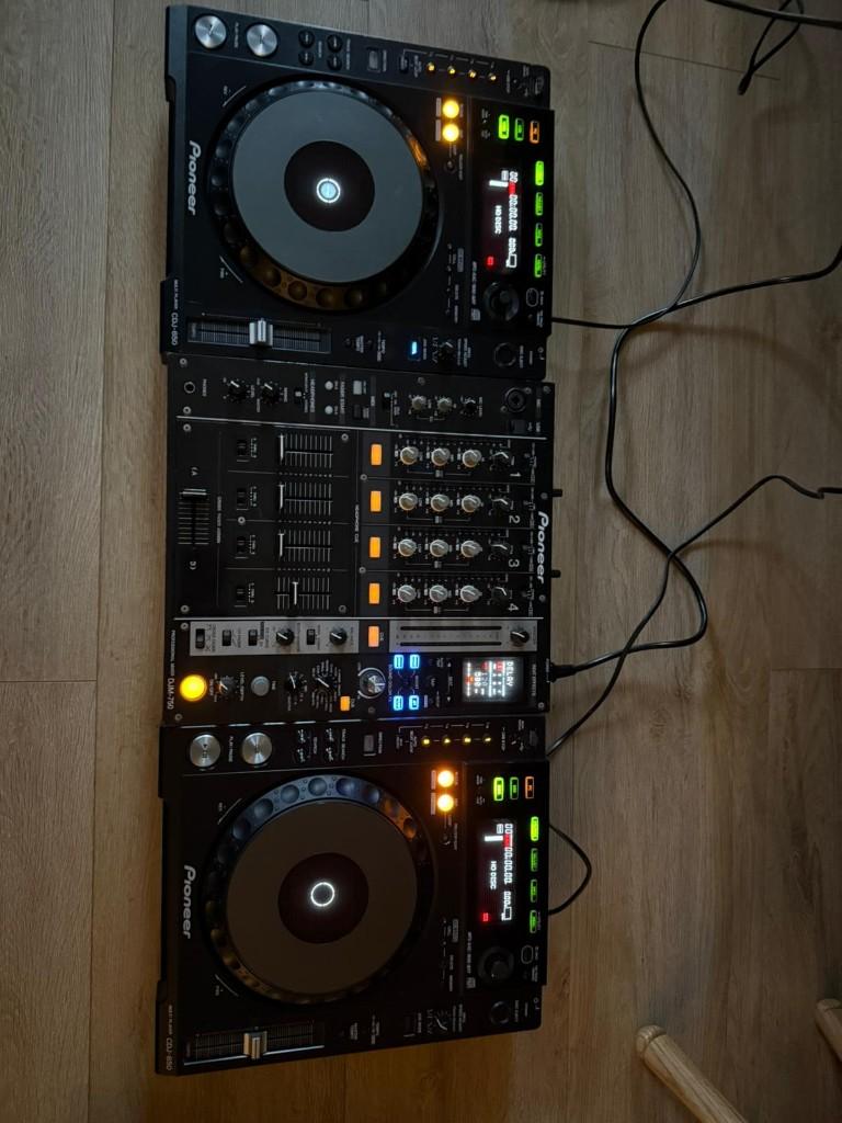 Partij Pioneer DJ spelers + Mixer (CDJ1000MK3/850/DJM750), Ophalen, Zo goed als nieuw, Dj-set, Pioneer