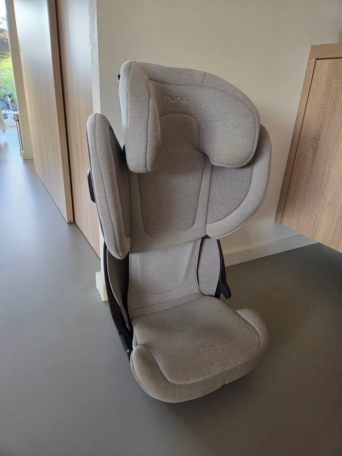 Nuna Aace LX autostoel - Frost Grijs, Gebruikt, 15 t/m 36 kg, Verstelbare rugleuning, Isofix