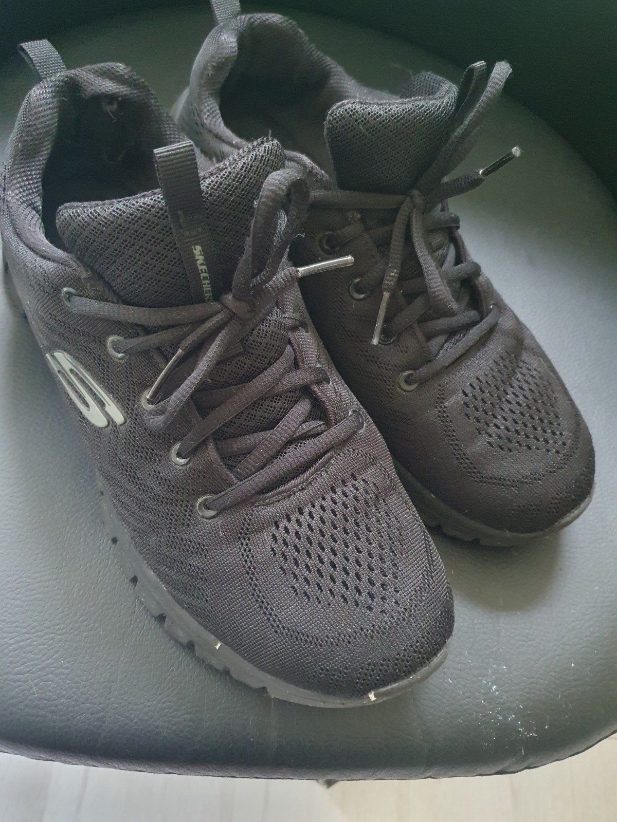 Skechers Memory Foam Sneakers Zwart - Maat 40, Ophalen, Skechers, Zwart, Sneakers of Gympen