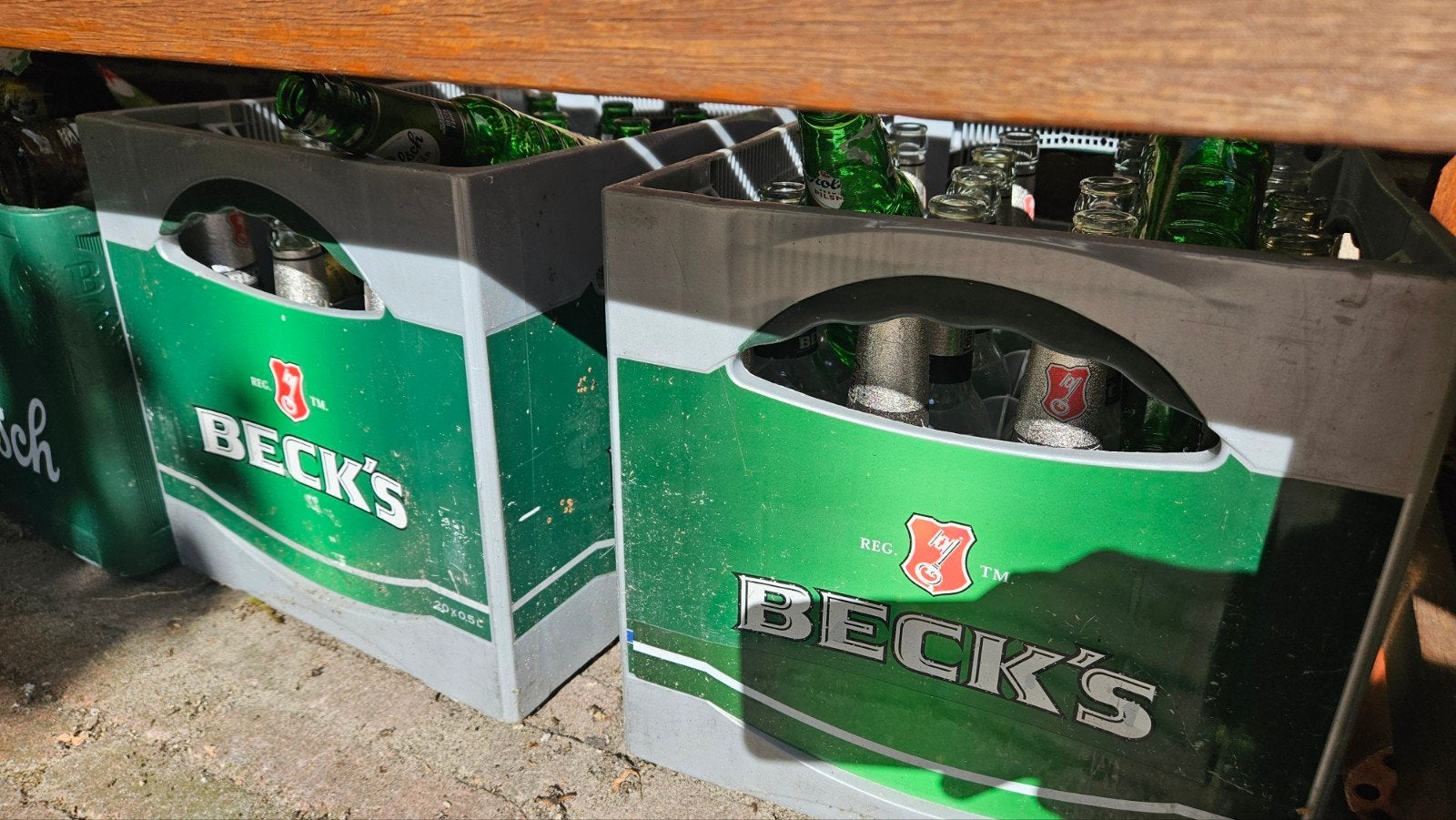 Statiegeld Duits bierkrat, Verzamelen, Ophalen of Verzenden