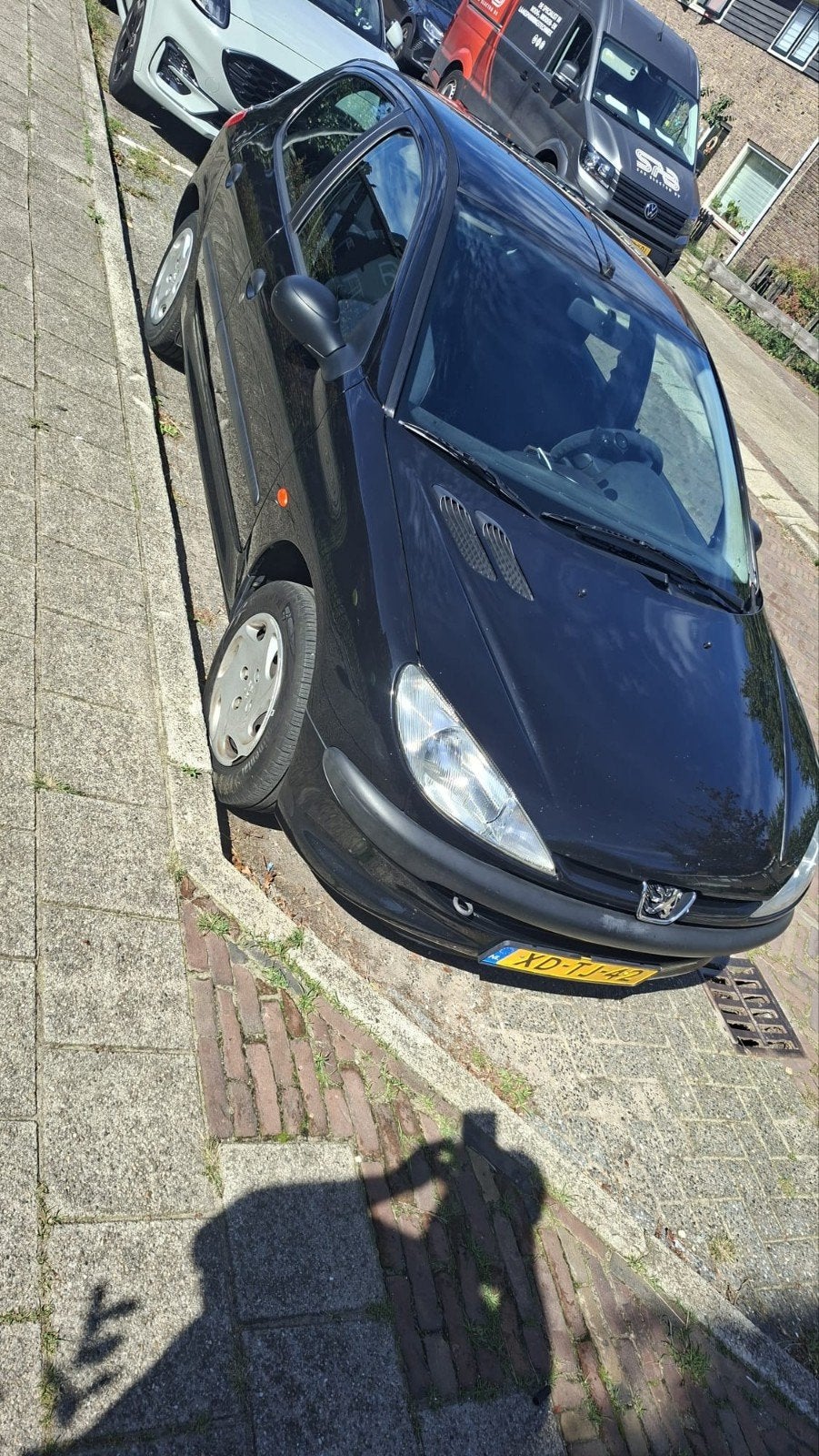 Peugeot 206 1.1 XN 5D 1998 Zwart, Voorwielaandrijving, 31 €/maand, 4 cilinders, Zwart