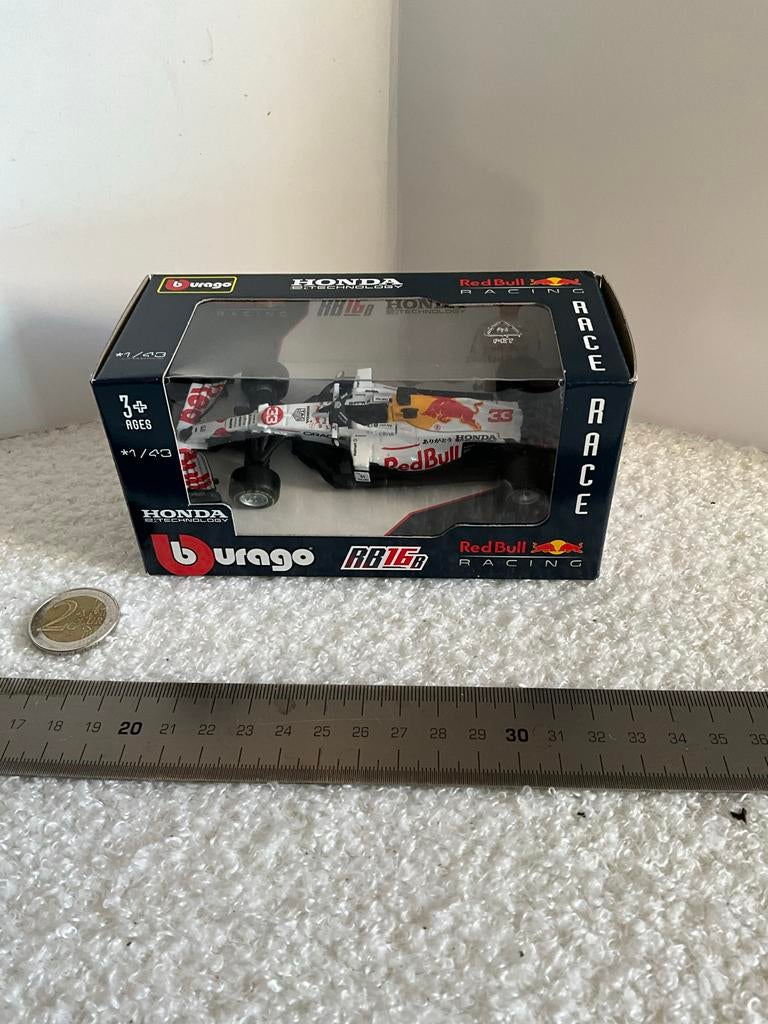 Bburago Red Bull RB16B Verstappen Turkije GP 2021 1:43, Ophalen of Verzenden, Nieuw, Auto, Bburago