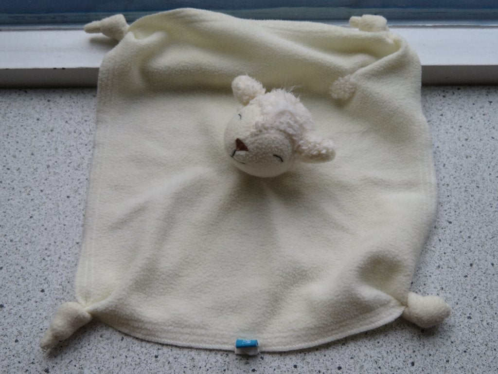 Knuffeldoek schaap of schaapje merk Lief Lifestyle, Overige typen, Ophalen of Verzenden, Zo goed als nieuw, Wasbaar