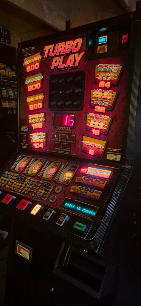 Barcrest TURBOPLAY gokkast fruitautomaat, Euro, Ophalen, Gebruikt, Met sleutels